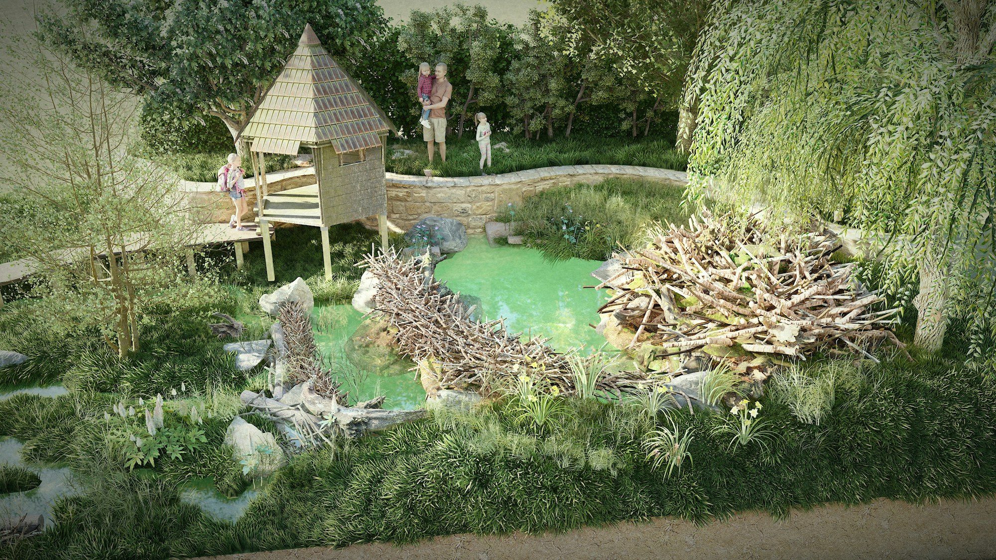 Chelsea garden beaver